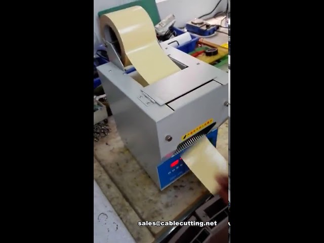 Distributore nastro adesivo giallo 100mm – Elettrico per nastri adesivi